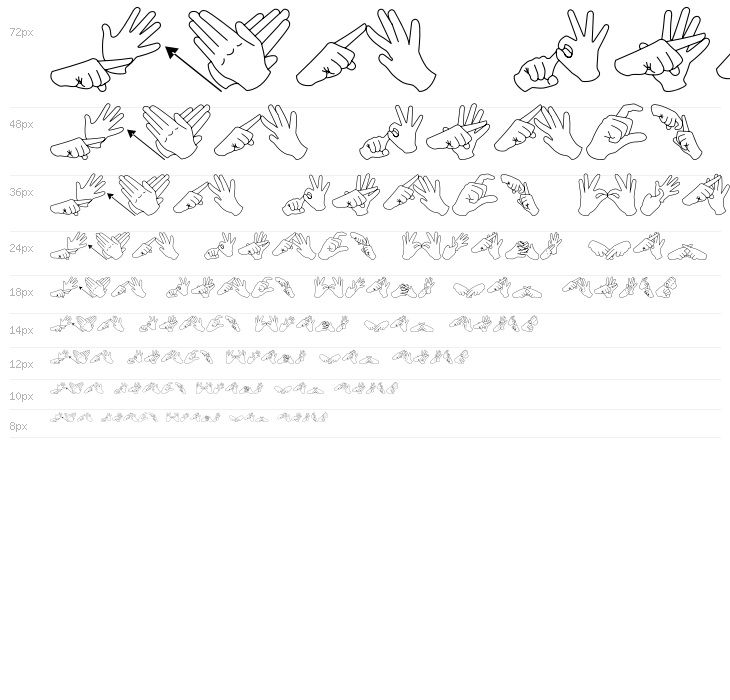 AuslanFingerSpelling Waterfall