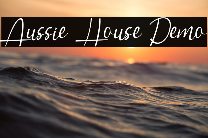 Aussie House Demo Example 1