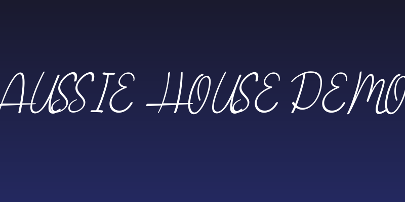 Aussie House Demo Social Header