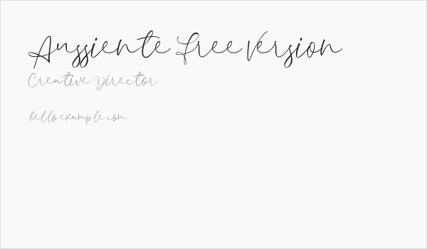 Aussiente Free Version Business Card