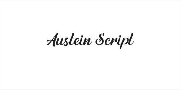 Austein Script Logo