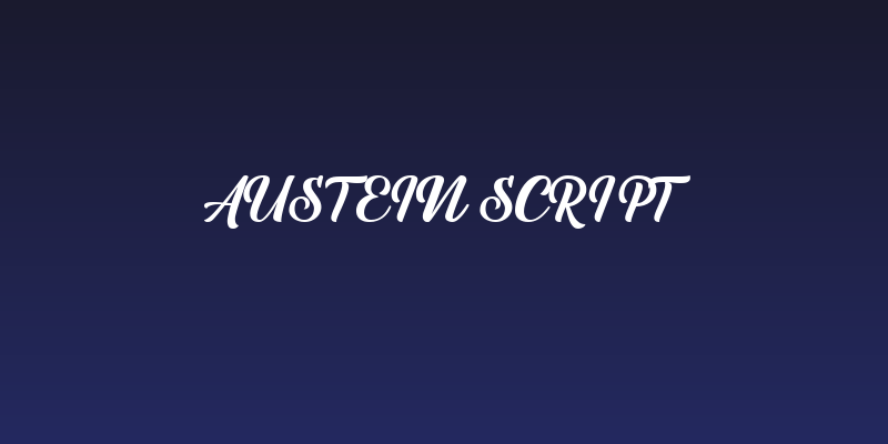 Austein Script Social Header
