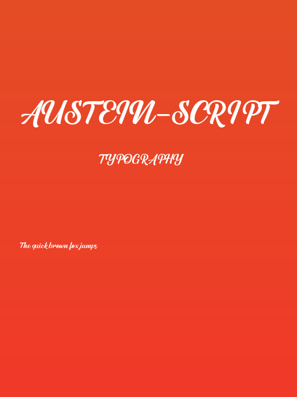 Austein-Script Poster