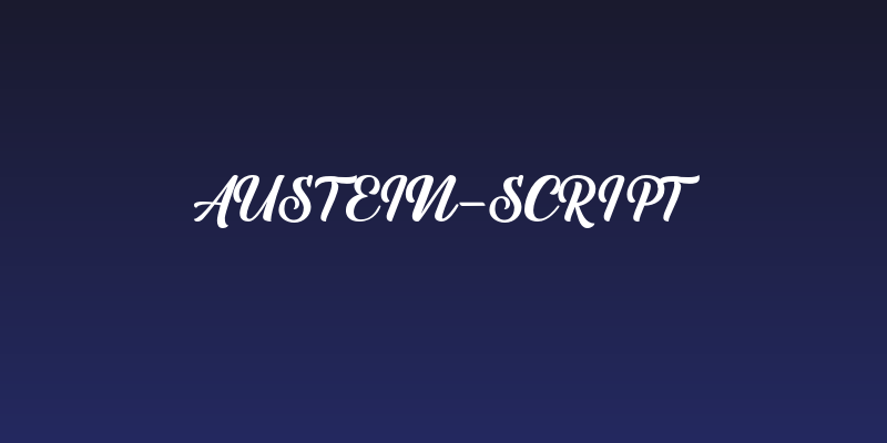 Austein-Script Social Header