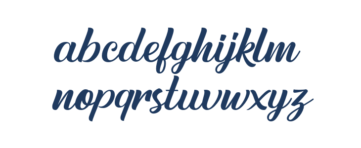 Austein-Script Lowercase