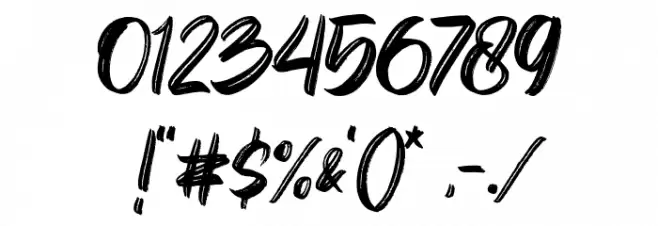 Austellia Font OTHER CHARS