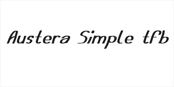 Austera Simple tfb Logo
