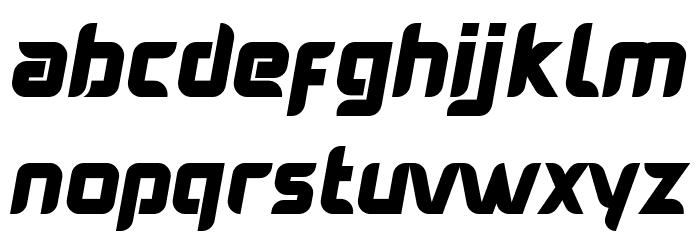 Austere Font LOWERCASE