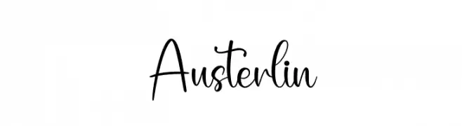Austerlin  免费字体下载