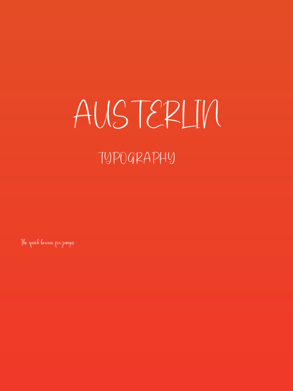 Austerlin Poster