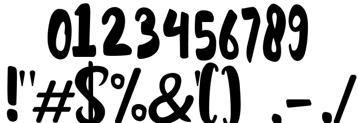 Austhatic Script Font OTHER CHARS
