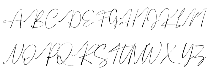 Austhedik Font UPPERCASE