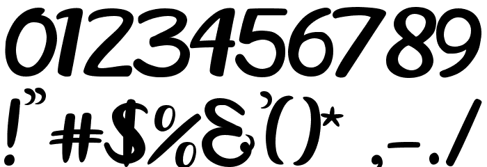 Austhin Font OTHER CHARS