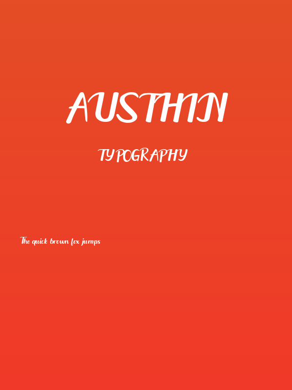 Austhin Poster