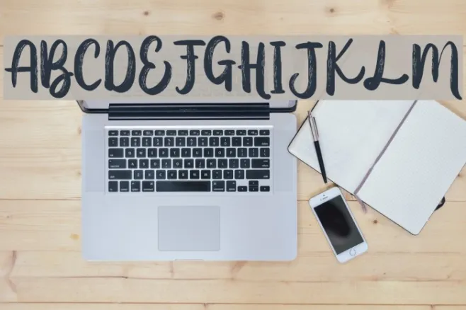 AusthinaBrushCalligraphyScratch Example 3