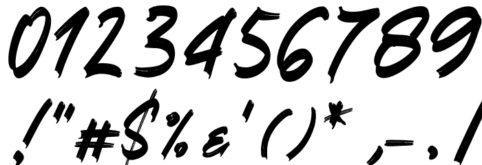 Austhind Font OTHER CHARS