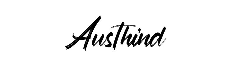 Austhind  baixar fontes gratis