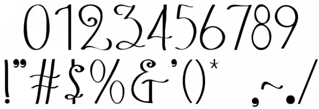 Austie Bost Blueberry Muffins Font OTHER CHARS