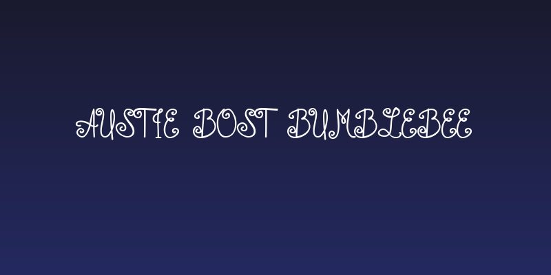 Austie Bost Bumblebee Social Header