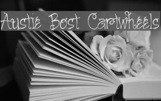 Austie Bost Cartwheels Font examples