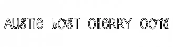 Austie Bost Cherry Cola  Frei Schriftart Herunterladen