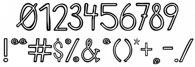 Austie Bost Cherry Cola Font OTHER CHARS