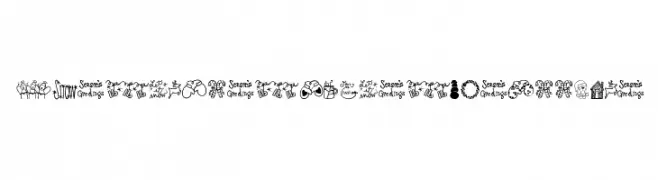 Austie Bost Christmas Doodles  フリーフォントのダウンロード