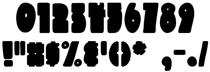 Austie Bost Chunkilicious Bounce Font OTHER CHARS