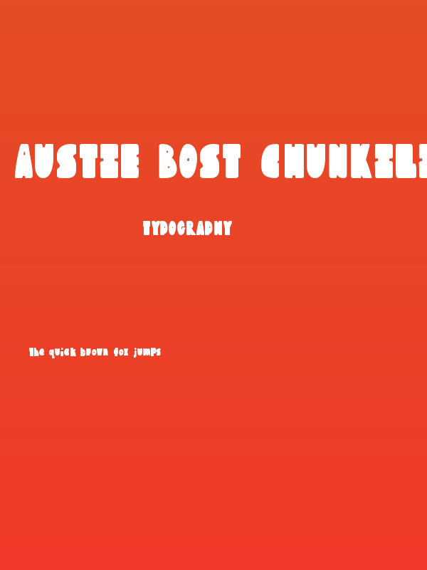 Austie Bost Chunkilicious Bounce Poster