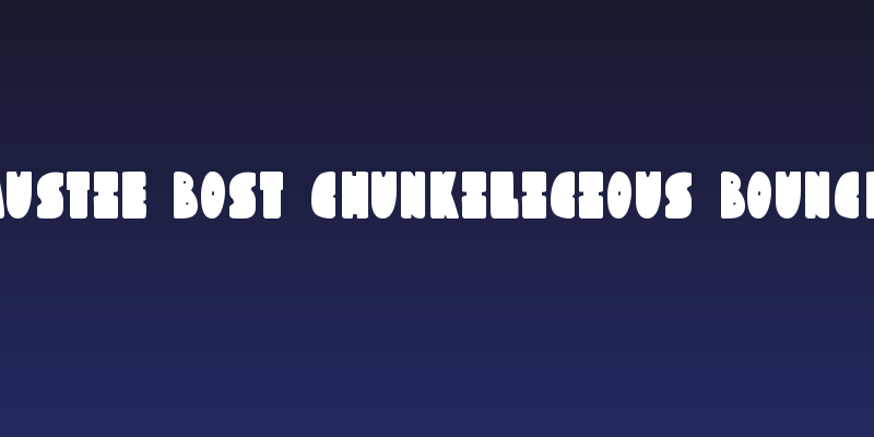 Austie Bost Chunkilicious Bounce Social Header