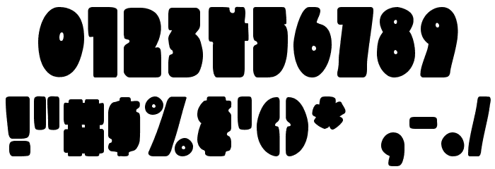 Austie Bost Chunkilicious Font OTHER CHARS
