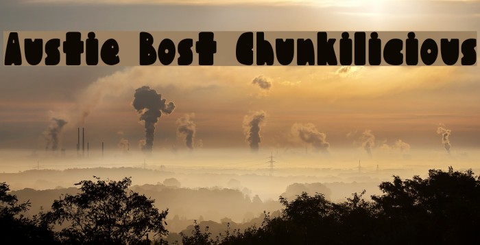 Austie Bost Chunkilicious Font examples