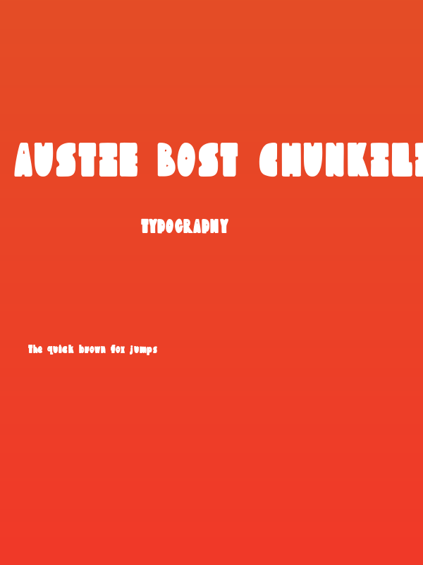 Austie Bost Chunkilicious Poster