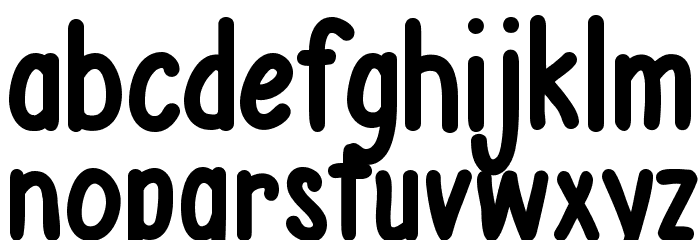 Austie Bost Chunky Description Font LOWERCASE