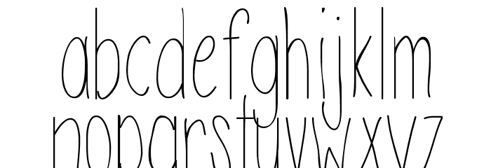 Austie Bost Descriptions Font LOWERCASE