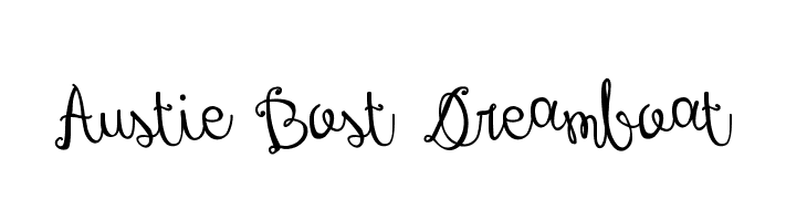 Austie Bost Dreamboat  免费字体下载