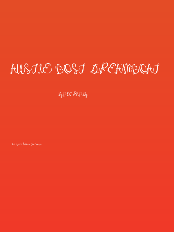 Austie Bost Dreamboat Poster