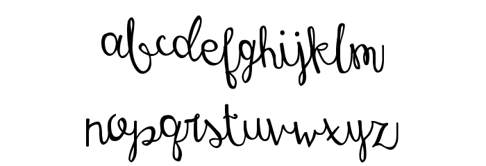 Austie Bost Dreamboat Font LOWERCASE