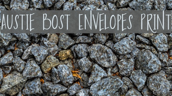 Austie Bost Envelopes Print Example 1