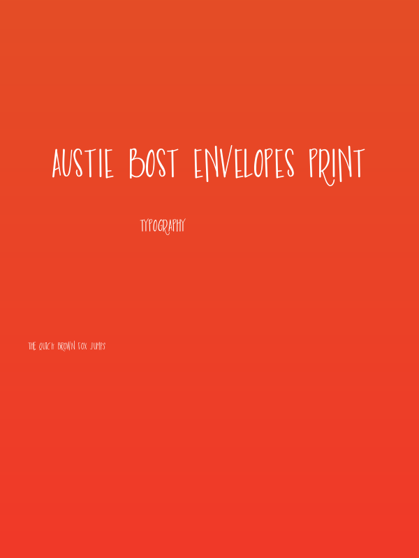 Austie Bost Envelopes Print Poster