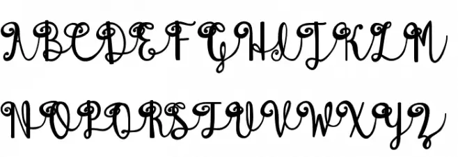 Austie Bost Envelopes Schriftart Groß