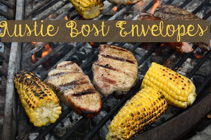 Austie Bost Envelopes Font examples