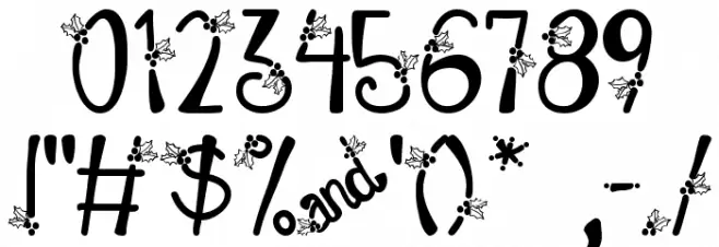 Austie Bost Happy Holly Schriftart Anderer Schreiben