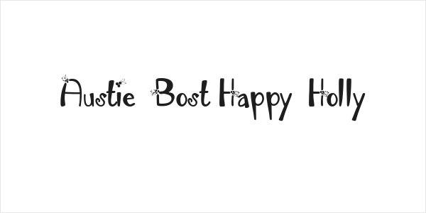 Austie Bost Happy Holly Logo