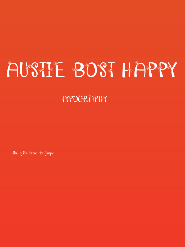 Austie Bost Happy Holly Poster