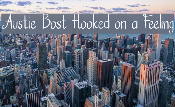 Austie Bost Hooked on a Feeling Font examples