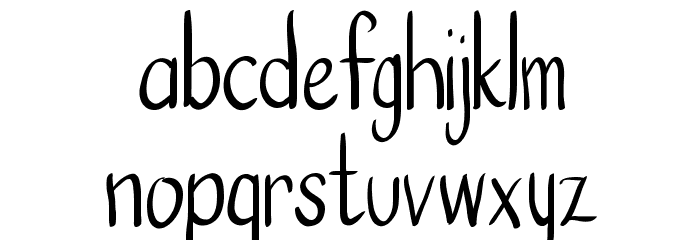 Austie Bost Hooked on a Feeling Font LOWERCASE