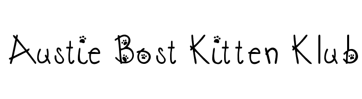 Austie Bost Kitten Klub Font