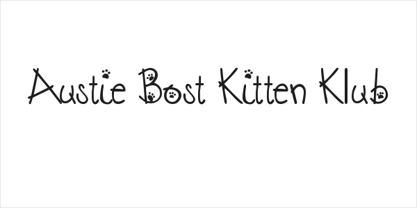 Austie Bost Kitten Klub Logo