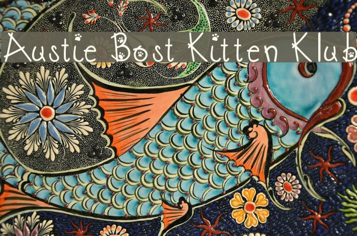 Austie Bost Kitten Klub Font examples